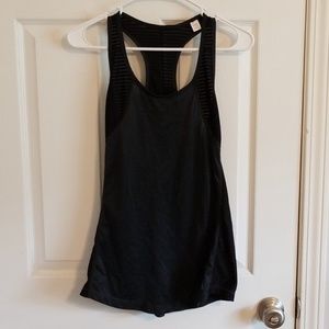 Black Sleeveless Workout Top